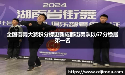 全国街舞大赛积分榜更新成都街舞队以67分稳居第一名